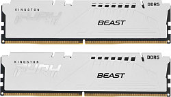 Память DDR5 2x16GB 6000MHz Kingston KF560C36BWE2K2-32 Fury Beast White Expo RTL Gaming PC5-48000 CL36 DIMM 288-pin 1.35В kit single rank с радиатором Ret