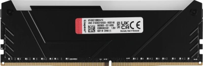 Память DDR4 16GB 3600MHz Kingston KF436C18BB2A/16 Fury Beast RGB RTL Gaming PC4-28800 CL18 DIMM 288-pin 1.35В single rank с радиатором Ret