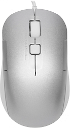 Мышь A4Tech Fstyler FM26S серебристый/белый оптическая 1600dpi silent USB для ноутбука 4but (FM26S USB (ICY WHITE))