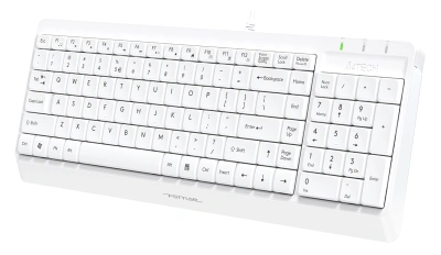 Клавиатура + мышь A4Tech Fstyler F1512 клав:белый мышь:белый USB (F1512 WHITE)