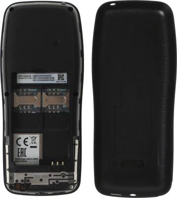 Мобильный телефон Nokia 105 DS TA-1416 темно-серый моноблок 2Sim 1.77" 120x160 Series 30+ GSM900/1800 Protect MP3 FM microSD