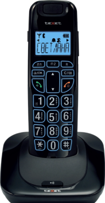 Р/Телефон Dect Texet TX-D7505A черный АОН