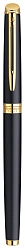 Ручка роллер Waterman Hemisphere (S0920750) Matte Black GT F черн. черн. подар.кор.