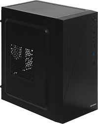 Корпус Accord ACC-XA09 черный без БП mATX 2xUSB2.0 1xUSB3.0 audio bott PSU