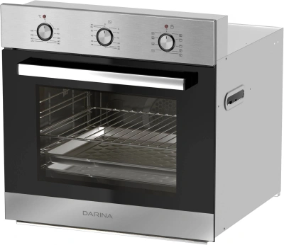 Духовой шкаф Электрический Darina 1U5 BDE 112 707 X3 нержавеющая сталь/стекло черное