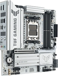 Материнская плата Asus TUF GAMING B850M-PLUS WIFI7 W Socket AM5 AMD B850 4xDDR5 mATX AC`97 8ch(7.1) 2.5Gg RAID+HDMI+DP