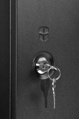 Шкаф коммутационный ЦМО ШРН-Эконом (ШРН-Э-12.350.1-9005) настенный 12U 600x350мм пер.дв.металл направл.под закл.гайки 85кг черный 300мм 15.39кг 180град. 608мм IP20 сталь