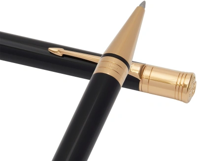 Ручка шариков. Parker Duofold K74 (1931386) Black GT M черн. черн. подар.кор.