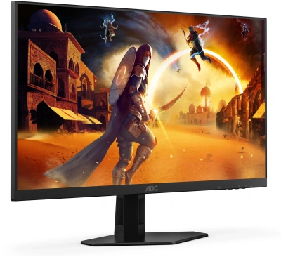 Монитор AOC 27" Gaming 27G4XE черный IPS LED 1ms 16:9 HDMI M/M матовая 300cd 178гр/178гр 1920x1080 180Hz FreeSync Premium DP FHD 4.41кг
