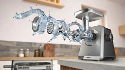 Мясорубка Bosch Series 8 MFWS840M 2500Вт черный