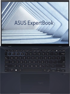 Ноутбук Asus ExpertBook B9 B9403CVAR-KM1219X Core 5 120U 16Gb SSD1Tb Intel Graphics 14" OLED WQXGA+ (2880x1800) Windows 11 Pro black WiFi BT Cam Bag (90NX05W1-M01LY0)
