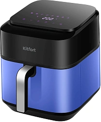 Аэрогриль Kitfort КТ-2263 1800Вт синий/черный