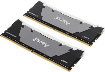Память DDR4 2x16GB 3200MHz Kingston KF432C16RB12AK2/32 Fury Renegade RGB RTL Gaming PC4-25600 CL16 DIMM 288-pin 1.35В dual rank с радиатором Ret