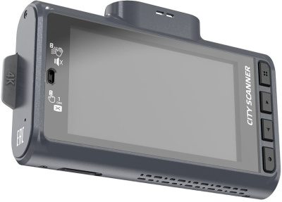 Видеорегистратор Silverstone F1 CityScanner 4K Wi-Fi черный 2Mpix 2160x3840 2160p 140гр. GPS AIT 8629