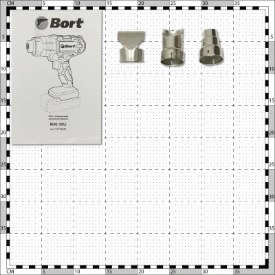 Технический фен Bort BHG-20LI темп.25/250/500С (93418378)
