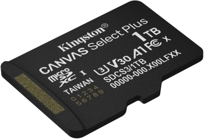 Флеш карта microSDXC 1TB Kingston SDCS3/1TBSP Canvas Select Plus w/o adapter