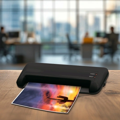 Ламинатор Cactus CS-LAB-A4400B черный A4 (80-125мкм) 40см/мин (2вал.) лам.фото