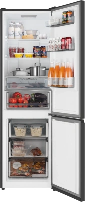 Холодильник Weissgauff WRK 2000 Total NoFrost Inverter Dark Grey 2-хкамерн. темно-серый