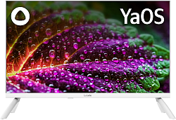 Телевизор LED BBK 24" 24LEX-7242/TS2C (W) Яндекс.ТВ Frameless белый HD 60Hz DVB-T2 DVB-C DVB-S DVB-S2 USB WiFi Smart TV (RUS)