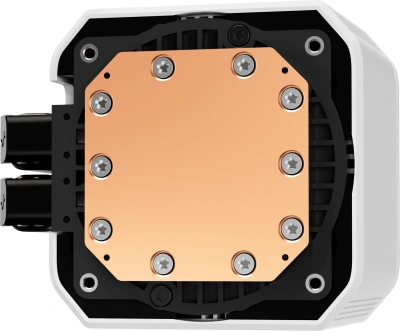 Система водяного охлаждения Deepcool Mystique 360 ARGB Soc-AM5/AM4/1200/1700/1851 белый 4-pin 36.49dB Al 1847gr Ret (R-LX360-WHDSNMCP-G-1)