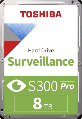 Жесткий диск Toshiba SATA-III 8TB MD10ADA800V Surveillance S300 Pro (7200rpm) 512Mb 3.5"