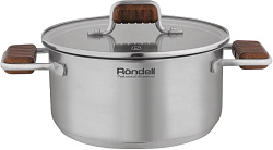 Кастрюля Rondell Fjord RDS-1791 3.2л. d=20см (с крышкой) стальной