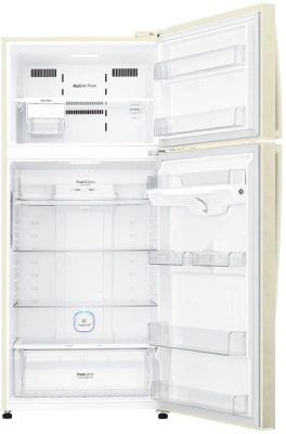 Холодильник LG GR-H802HEHL 2-хкамерн. бежевый линейный инверторный