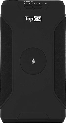 Мобильный аккумулятор TopON TOP-X73 72000mAh QC3.0/PD3.0/Qi 180W 5A USB-A/2xUSB-C беспров.зар. черный (103073)