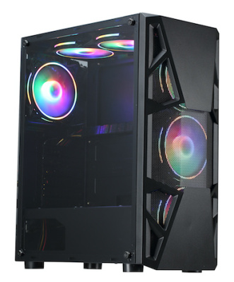 Корпус Formula CL-3303B RGB черный без БП ATX 2xUSB2.0 1xUSB3.0 audio bott PSU