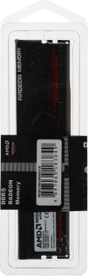 Память DDR5 16GB 4800MHz AMD R5S516G4800U1S Radeon R5 RTL PC4-38400 CL40 DIMM 288-pin 1.1В с радиатором Ret