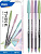 Набор ручек шариков. Deli Think EQ8-C ассорти/прозрачный d=0.5мм син. черн. (12шт)