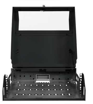 Шкаф коммутационный NTSS (NTSS-SOHO5U-BL) настенный 5U 520x140мм пер.дв.стекл несъемн.бок.пан. 80кг черный 11кг 480мм IP20 металл