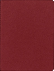 Блокнот Moleskine CAHIER JOURNAL CH123 XLarge 190х250мм обложка картон 120стр. нелинованный клюквенный (3шт)