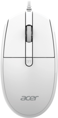 Мышь Acer OMW401 белый оптическая 2000dpi USB 4but (ZL.MCEEE.030)