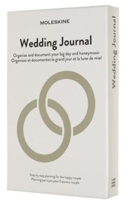 Блокнот Moleskine PASSION WEDDING PASWEDD Large 130х210мм 400стр. подар.кор. светло-серый
