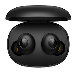 Гарнитура внутриканальные Realme Buds Q RMA215 черный беспроводные bluetooth в ушной раковине (4812229)