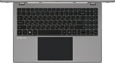 Ноутбук Osio BaseLine B150i-006s N-series N100 8Gb SSD512Gb Intel UHD Graphics 15.6" IPS FHD (1920x1080) Windows 11 Home silver WiFi BT Cam 5000mAh