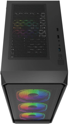 Корпус Bloody BD-CC114F черный без БП ATX 4x120mm 1xUSB2.0 1xUSB3.0 audio bott PSU