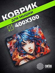 Коврик для мыши Cactus Girl 400x300x3мм (CS-MP-PRO11XL)