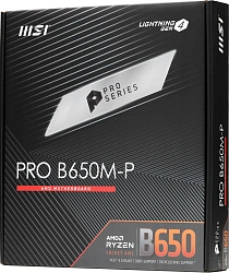 Материнская плата MSI PRO B650M-P Socket AM5 AMD B650 4xDDR5 mATX AC`97 8ch(7.1) 2.5Gg RAID+VGA+HDMI+DP