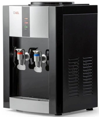 Кулер AEL TC-AEL-47 настольный компрессорный черный/серебристый