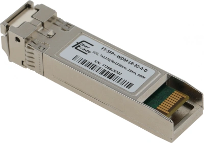 Трансивер Future Technologies FT-SFP+-WDM-LR-20-A-D SFP+ SM 10Гбит/с Tx:1270нм Rx:1330нм до 20км