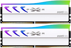 Память DDR5 2x16GB 6800MHz Silicon Power SP032GXLWU68AFDL Xpower Storm RGB RTL Gaming PC5-54400 CL34 DIMM 288-pin 1.4В kit single rank с радиатором Ret