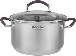 Кастрюля Rondell Akzent RDS-1388 3.1л. d=20см (с крышкой) стальной