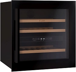 Винный шкаф Lex LWD6036BL dual zone 1-нокамерн. черный стекло (CHAT500007)