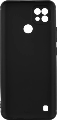 Чехол (клип-кейс) BoraSCO для Realme C21 Silicone Case черный (матовый) (40041)