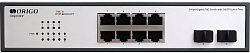 Коммутатор Origo OS2210FP/120W OS2210FP/120W/A1A (L2) 8x1Гбит/с 2SFP 8PoE+ 120W неуправляемый