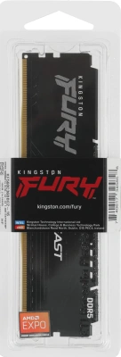 Память DDR5 16GB 6000MHz Kingston KF560C36BBE2-16 Fury Beast RTL Gaming PC5-48000 CL36 DIMM 288-pin 1.35В single rank с радиатором Ret