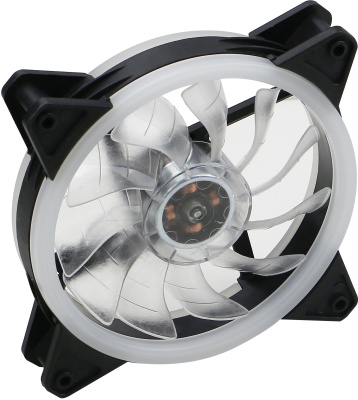 Вентилятор для корпуса Digma DFAN-FRGB3 RGB 120х120x25 черный 3-pin 4-pin (Molex) 23дБ Ret