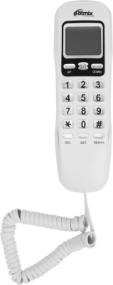 Телефон проводной Ritmix RT-010 белый